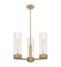 Innovations Lighting 427-3CR-BB-G427-14CL - Claverack - 3 Light - 22 inch - Brushed Brass - Pendant