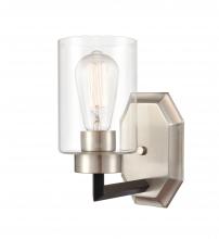 Innovations Lighting 441-1W-BSN-G4412-LED - Mila - 1 Light - 4 inch - Black Satin Nickel - Sconce