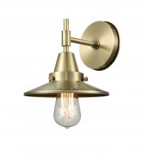 Innovations Lighting 447-1W-AB-M4-AB-LED - Railroad - 1 Light - 8 inch - Antique Brass - Sconce