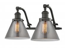 Innovations Lighting 515-2W-OB-G43-LED - Cone - 2 Light - 18 inch - Oil Rubbed Bronze - Bath Vanity Light