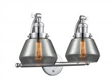 Innovations Lighting 515-2W-PC-G173-LED - Fulton - 2 Light - 18 inch - Polished Chrome - Bath Vanity Light