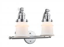 Innovations Lighting 515-2W-PC-G181S-LED - Canton - 2 Light - 18 inch - Polished Chrome - Bath Vanity Light