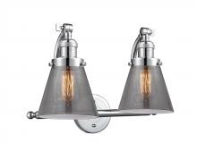 Innovations Lighting 515-2W-PC-G63-LED - Cone - 2 Light - 18 inch - Polished Chrome - Bath Vanity Light