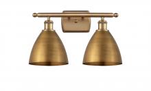 Innovations Lighting 516-2W-BB-MBD-75-BB-LED - Bristol - 2 Light - 18 inch - Brushed Brass - Bath Vanity Light