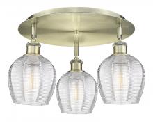 Innovations Lighting 516-3C-AB-G462-6 - Norfolk - 3 Light - 18 inch - Antique Brass - Flush Mount