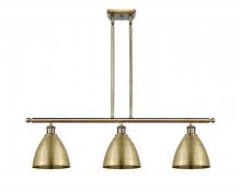 Innovations Lighting 516-3I-AB-MBD-75-AB-LED - Bristol - 3 Light - 36 inch - Antique Brass - Cord hung - Island Light