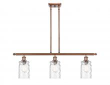 Innovations Lighting 516-3I-AC-G352-LED - Candor - 3 Light - 36 inch - Antique Copper - Cord hung - Island Light