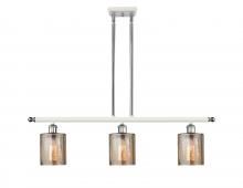 Innovations Lighting 516-3I-WPC-G116-LED - Cobbleskill - 3 Light - 36 inch - White Polished Chrome - Cord hung - Island Light