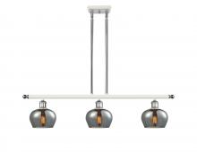 Innovations Lighting 516-3I-WPC-G93-LED - Fenton - 3 Light - 36 inch - White Polished Chrome - Cord hung - Island Light