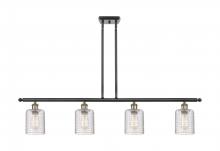 Innovations Lighting 516-4I-BAB-G112C-5CL - Cobbleskill - 4 Light - 48 inch - Black Antique Brass - Cord hung - Island Light