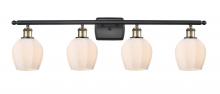 Innovations Lighting 516-4W-BAB-G461-6-LED - Norfolk - 4 Light - 36 inch - Black Antique Brass - Bath Vanity Light