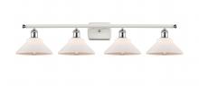 Innovations Lighting 516-4W-WPC-G131-LED - Orwell - 4 Light - 38 inch - White Polished Chrome - Bath Vanity Light