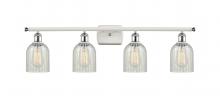 Innovations Lighting 516-4W-WPC-G2511-LED - Caledonia - 4 Light - 35 inch - White Polished Chrome - Bath Vanity Light