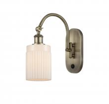 Innovations Lighting 518-1W-AB-G341-LED - Hadley - 1 Light - 5 inch - Antique Brass - Sconce