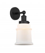 Innovations Lighting 616-1W-BK-G181 - Canton - 1 Light - 6 inch - Matte Black - Sconce