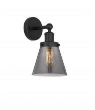 Innovations Lighting 616-1W-BK-G63 - Cone - 1 Light - 6 inch - Matte Black - Sconce