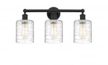 Innovations Lighting 616-3W-BK-G1113 - Cobbleskill - 3 Light - 23 inch - Matte Black - Bath Vanity Light