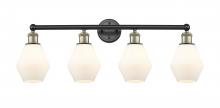 Innovations Lighting 616-4W-BAB-G651-6 - Cindyrella - 4 Light - 33 inch - Black Antique Brass - Bath Vanity Light