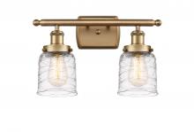 Innovations Lighting 916-2W-BB-G513-LED - Bell - 2 Light - 16 inch - Brushed Brass - Bath Vanity Light