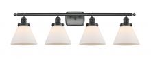 Innovations Lighting 916-4W-BK-G41-LED - Cone - 4 Light - 38 inch - Matte Black - Bath Vanity Light