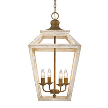 Golden 0839-4P BC - Haiden 4-Light Pendant in Burnished Chestnut