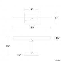 Modern Forms US Online PL-38518-27-AB - Diver Picture Light