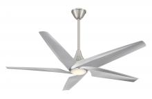 Minka-Aire F638L-BN/SL - Switch - 60" LED Smart Dual Mount Ceiling Fan