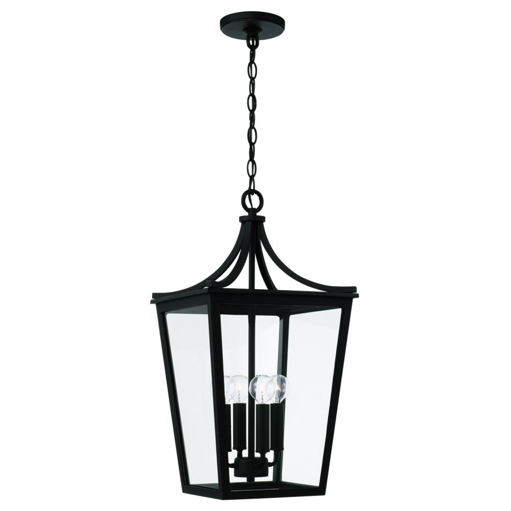 4-Light Outdoor Hanging-Lantern