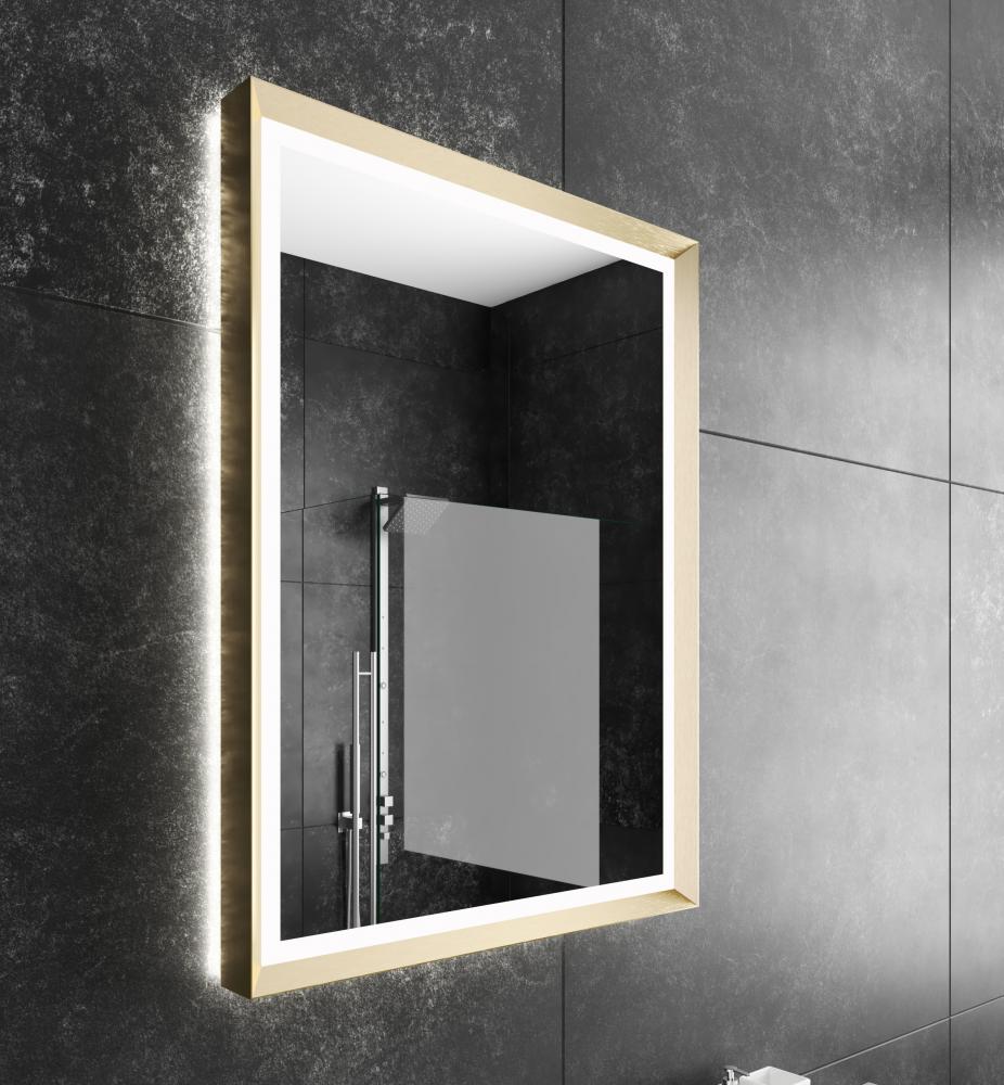 Opera Black Framed LED Mirror (Frontlit and Backlit)