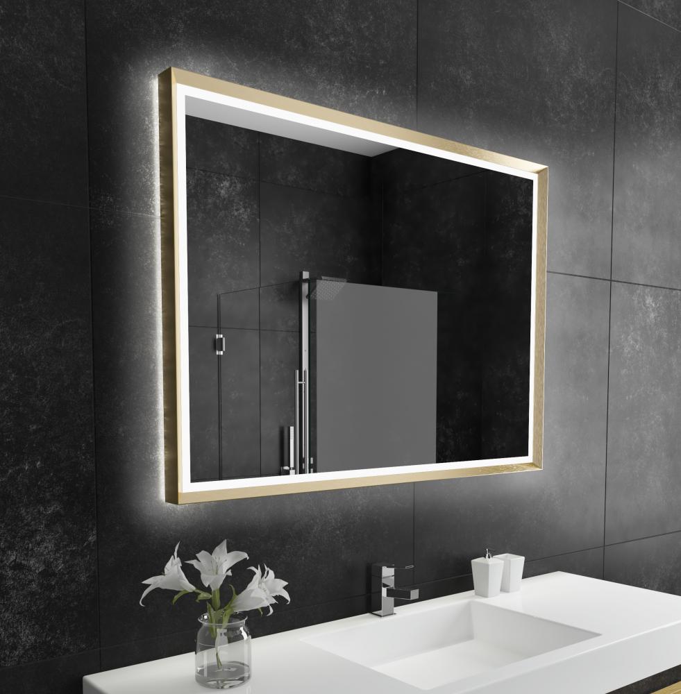 Opera Black Framed LED Mirror (Frontlit and Backlit)