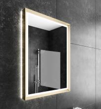 Paris Mirrors OPERX24326000-GLD - Opera Gold Framed LED Mirror (Frontlit and Backlit)