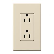 Lutron Electronics NTR-15-LA - NOVA T RECEPTACLE LIGHT ALMOND