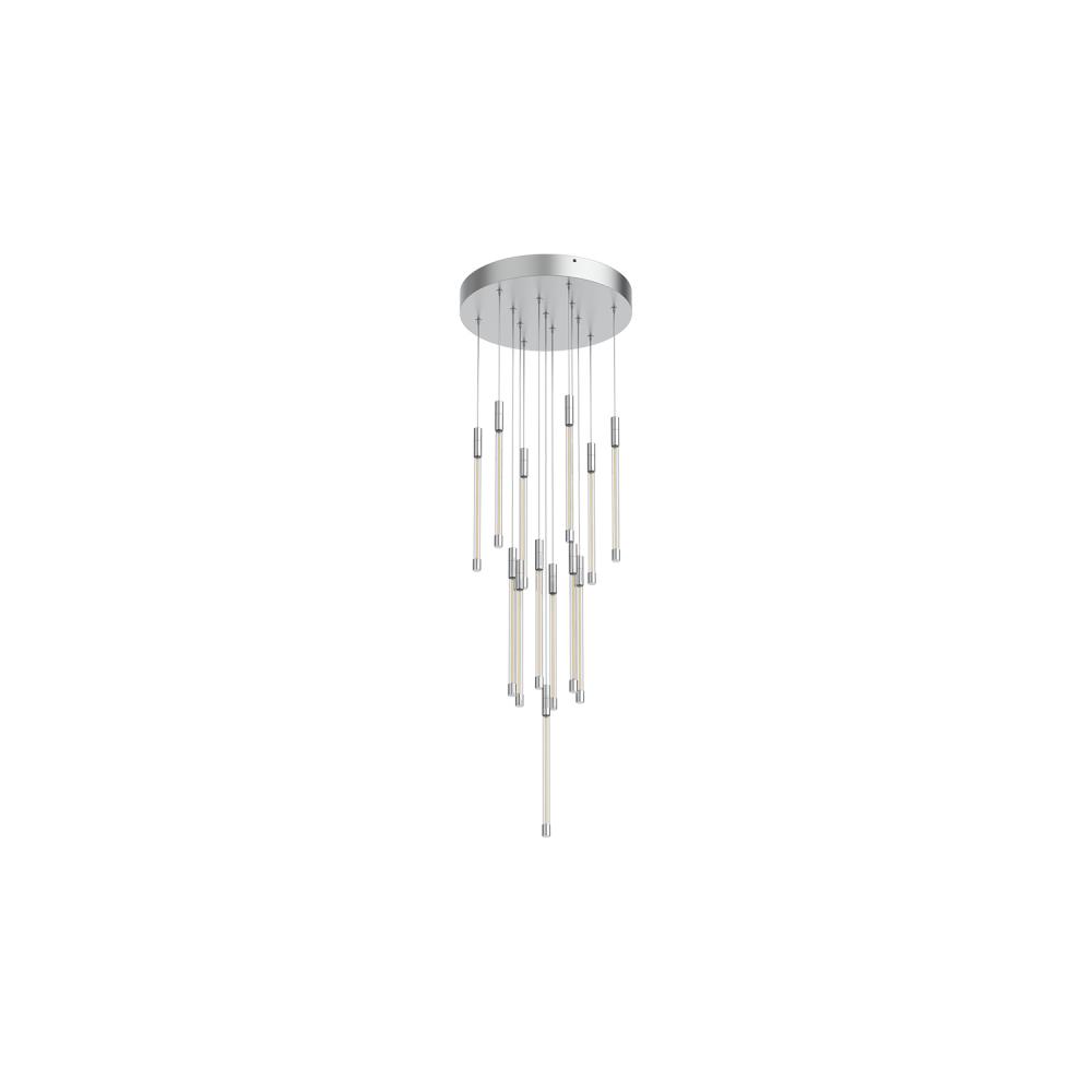 Motif 13-in Chrome LED Multi Pendant