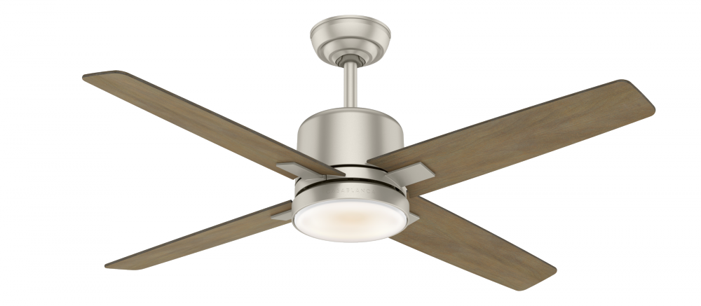 Casablanca 52 inch Axial Painted Pewter Ceiling Fan with LED Light Kit and Wall Control