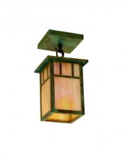 Arroyo Craftsman HCM-4L/1DTGW-VP - 4" huntington one light ceiling mount, double t-bar overlay