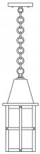 Arroyo Craftsman HH-6GW-AB - 6" hartford  pendant