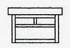 Arroyo Craftsman MCM-7EGW-AB - 7" mission flush ceiling mount without overlay (empty)