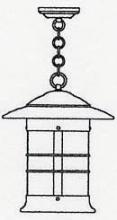 Arroyo Craftsman NH-14GW-AB - 14" newport pendant