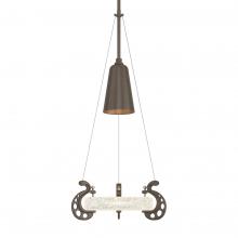 Hubbardton Forge 187510-SKT-MULT-05-YG0547 - Lens Mini Pendant