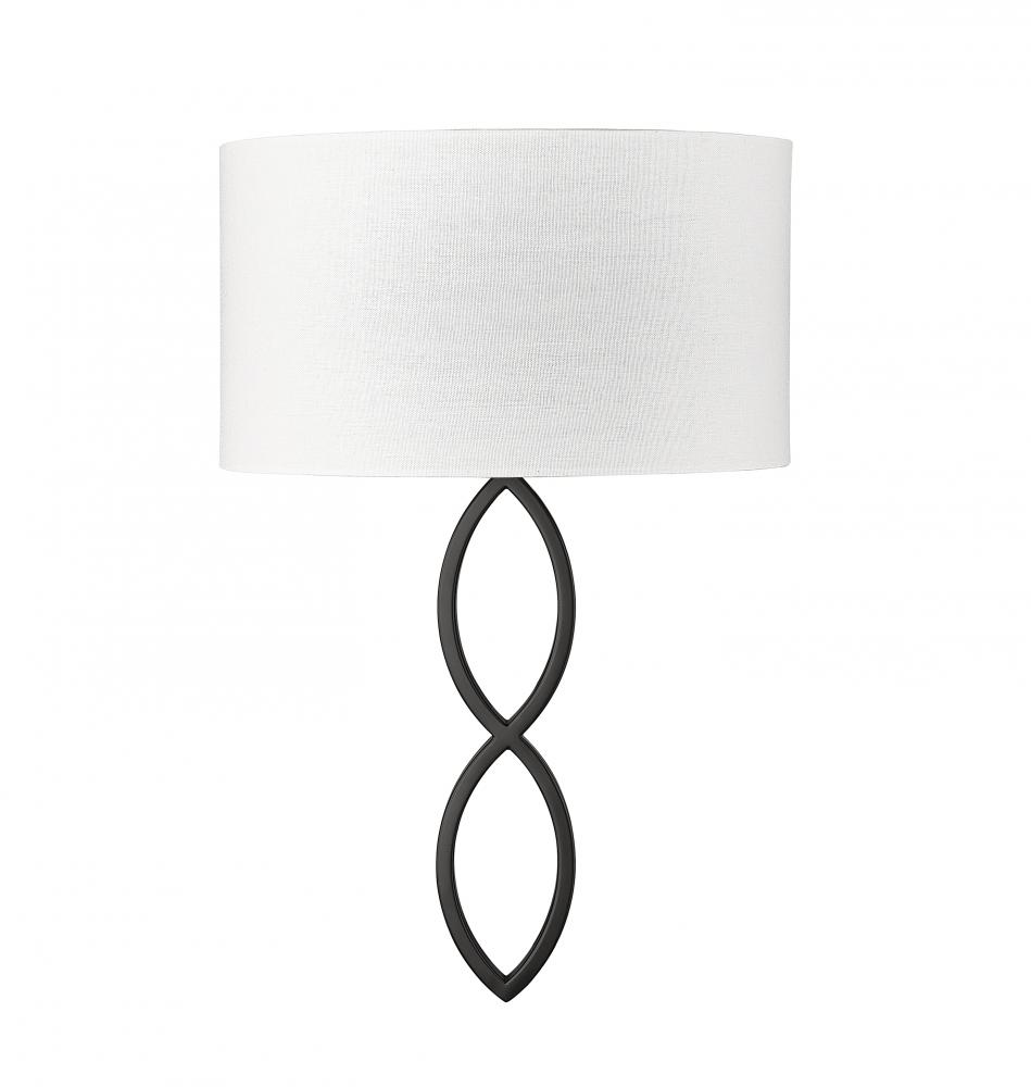 Rylee 1-Light Wall Sconce Matte Black