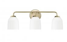 Millennium 22303-VB - Norah 3-Light Vanity Vintage Brass