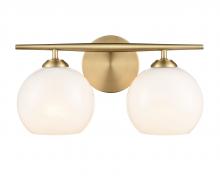 Millennium 18102-VB - Kimorra 2-Light Vanity Vintage Brass