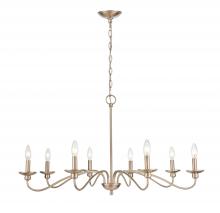 Millennium 4388-MG - Delvona 8-Light Chandelier Ceiling Light Modern Gold