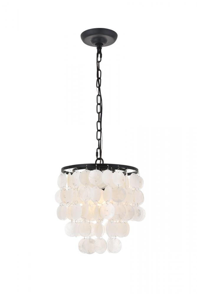 Selene 1 light Black Pendant