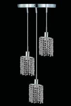 Elegant 1283D-R-E-CL/EC - Mini 3 light Chrome Pendant