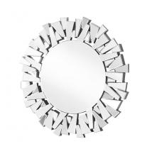 Elegant MR9132 - Sparkle 39.5 In. Contemporary Round Mirror in Clear