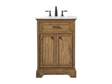 Elegant VF15024DW - 24 inch Single bathroom vanity in driftwood