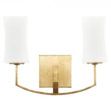 Quorum 581-2-74 - Ayala 2 Light Wall Mount, Gold Leaf