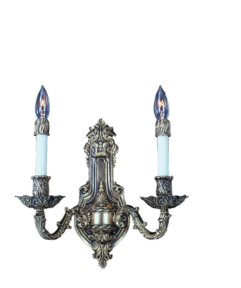 2-Light French Brass Napoleonic Sconce