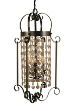 Framburg 2925 BN - 5-Light Brushed Nickel Naomi Foyer Chandelier